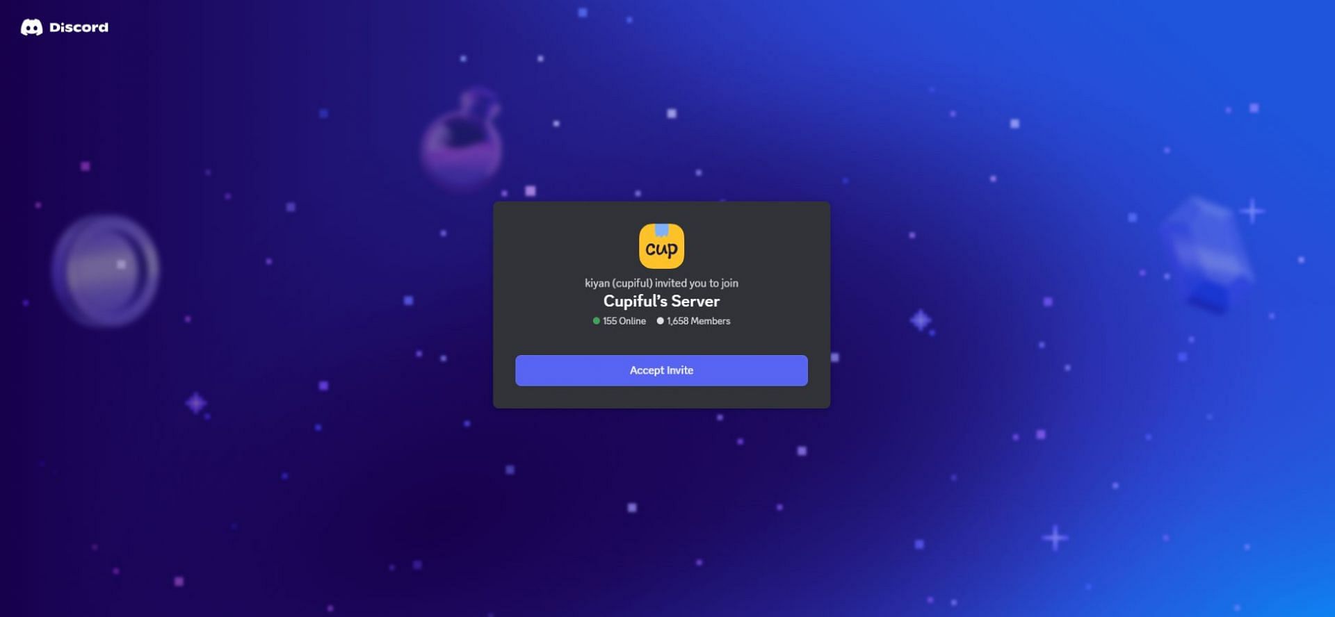 Discord link (Image via Discord)